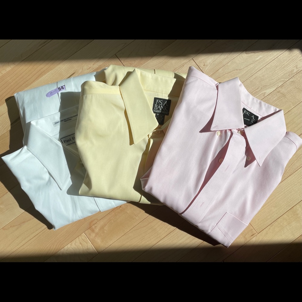 3 Men’s Dress Shirts sold altogether